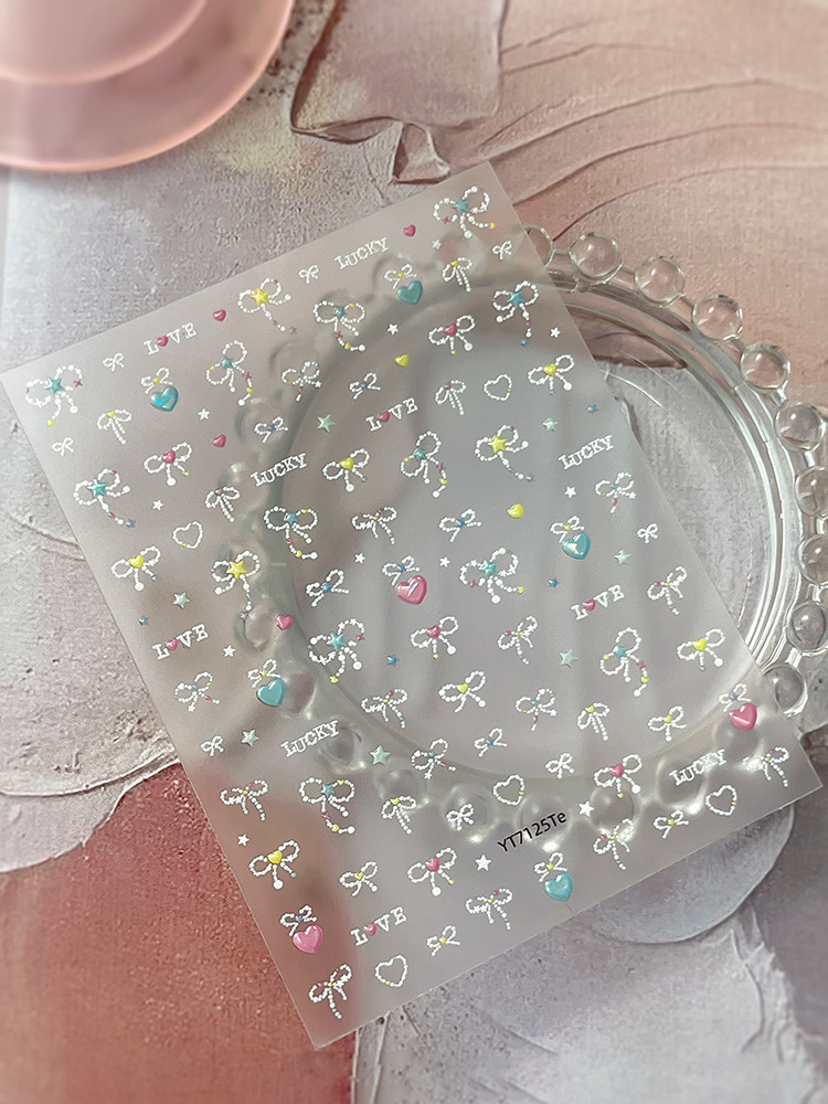Home Decor Dopamine - Shell Light Macaron Star Bow Nail
