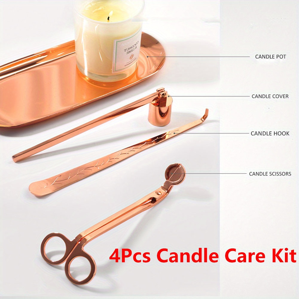Home Decor Manufacturers - 4pcs/set Luxury Candle Care Kit Stainless