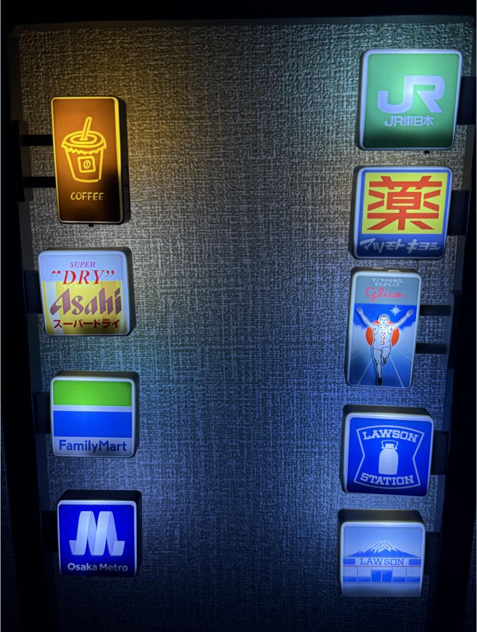 Home Decor Dopamine - Dotonbori Glico Fuji Mountain Kawaguchiko Town