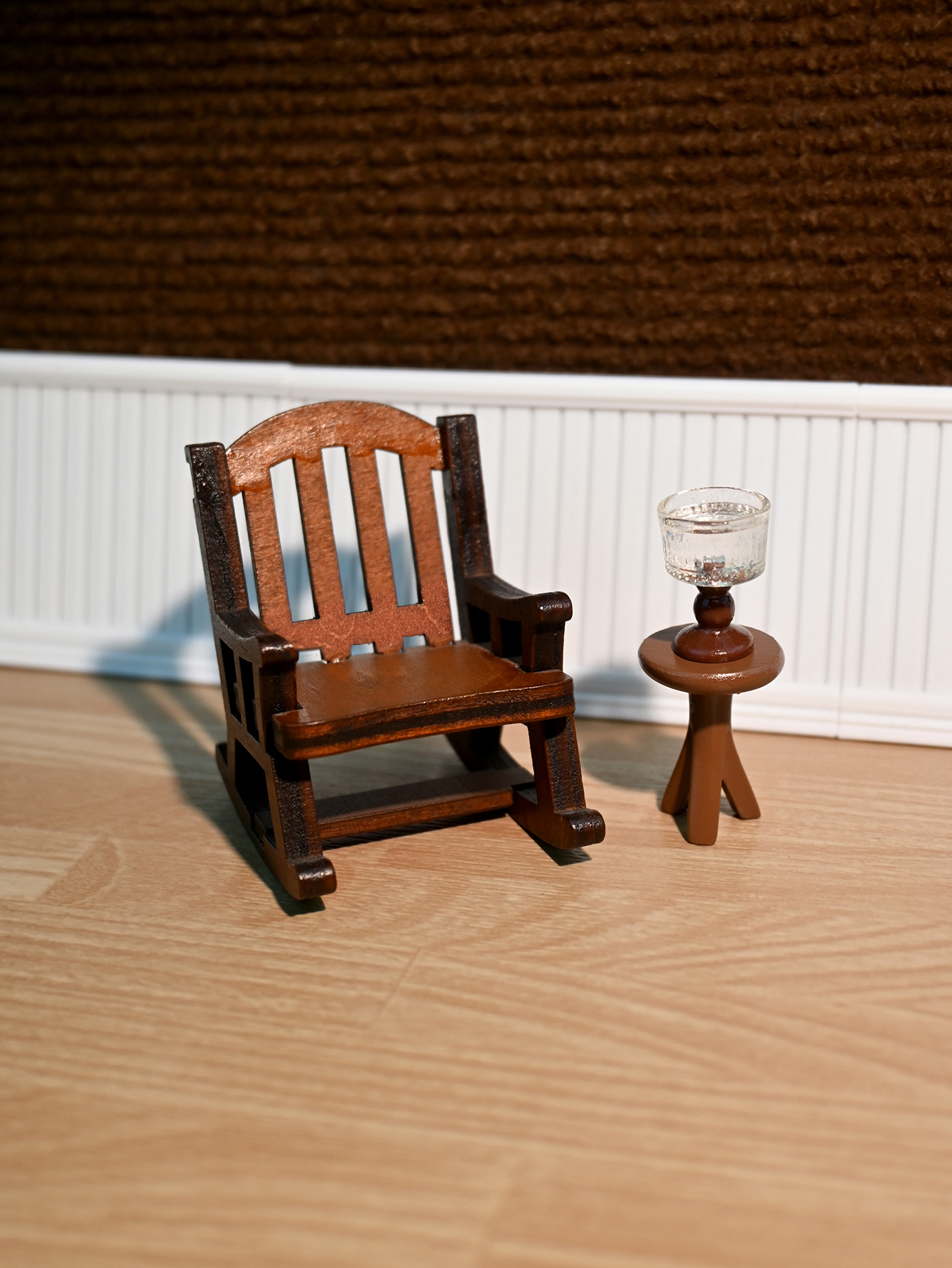 Home Decor Manufacturers - Miniature Rocking Chair, Miniature Desk Lamp,