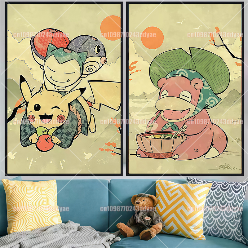 Classic Pokemon Canvas Paintin - đánh giá và giá Home Decor Wall Art