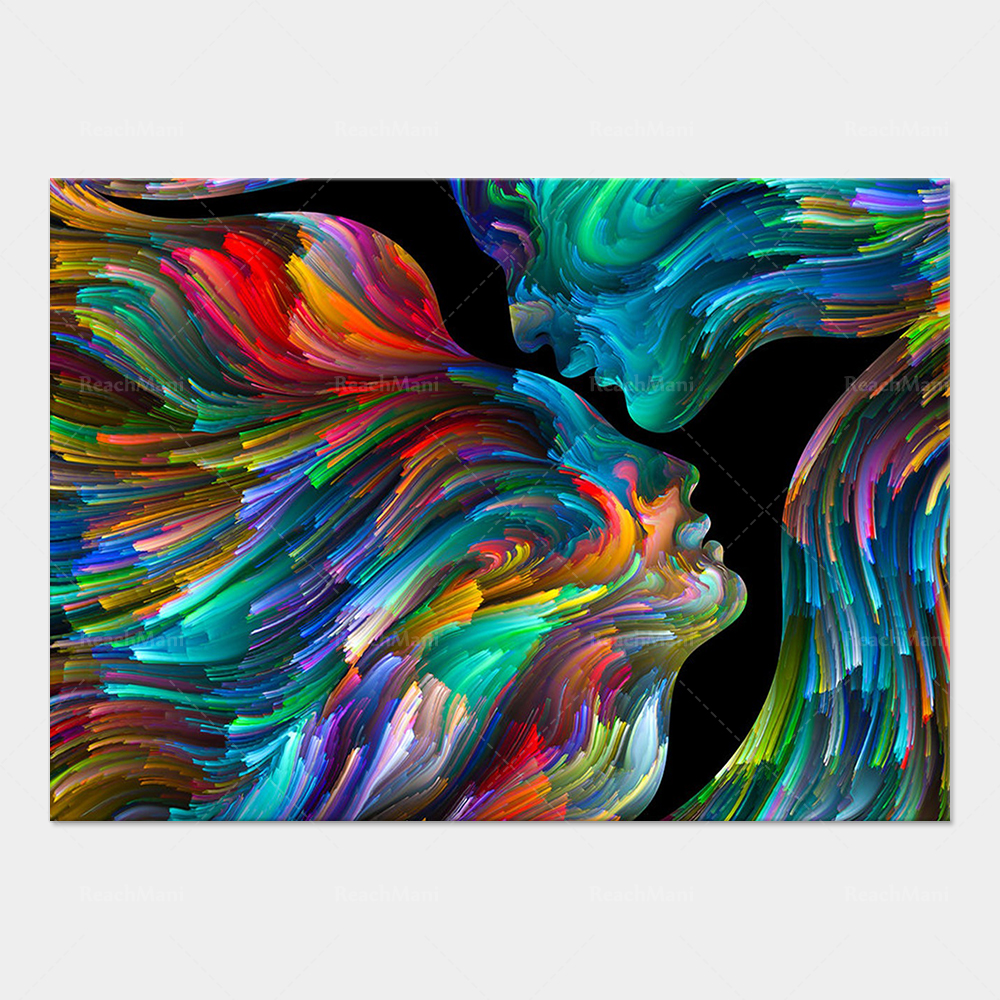 Abstract Girl Prints, Love Abs - đánh giá và giá Home Decor Color Palettes