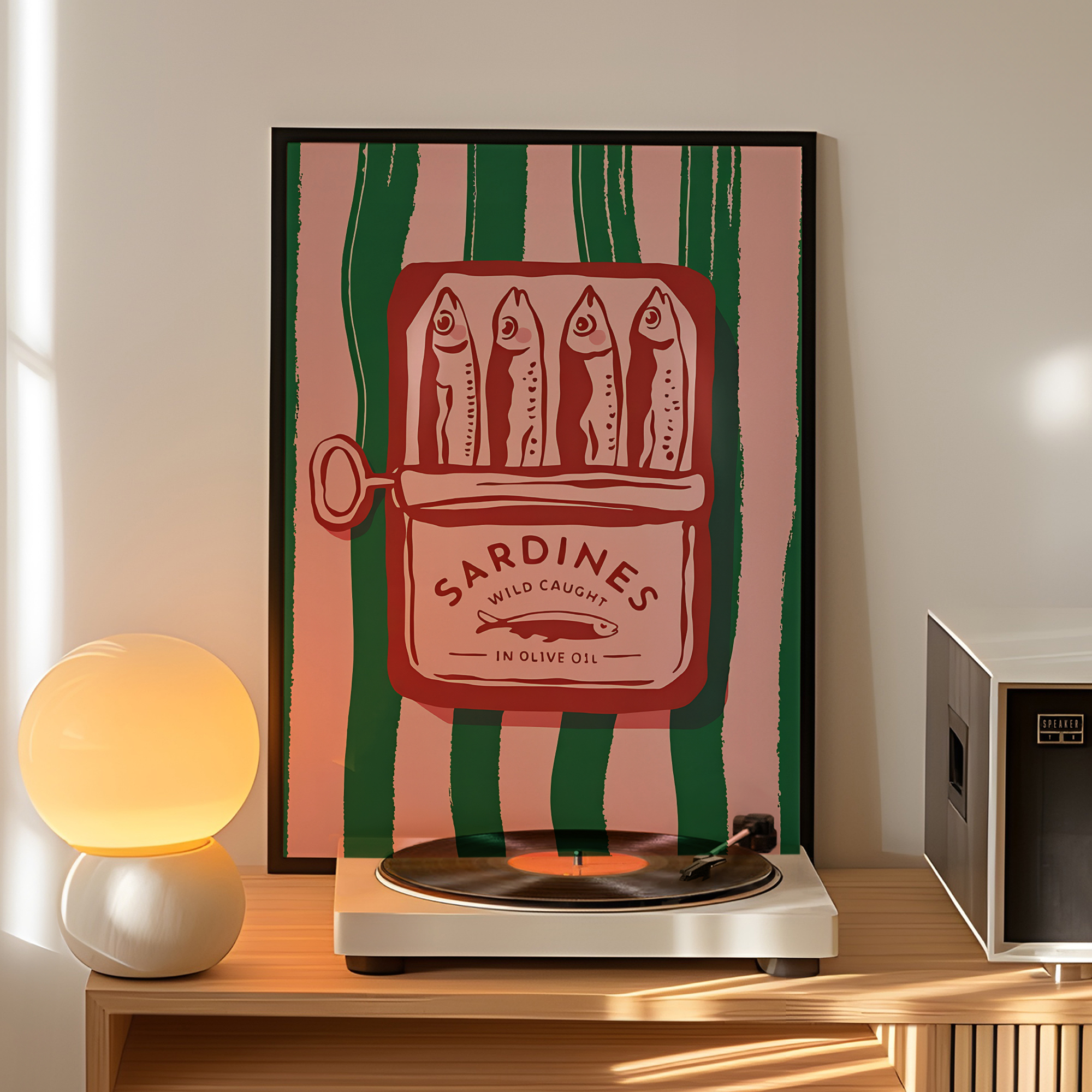 Vintage Cartoon Olive Oil Sard - đánh giá và giá Home Decor Essentials