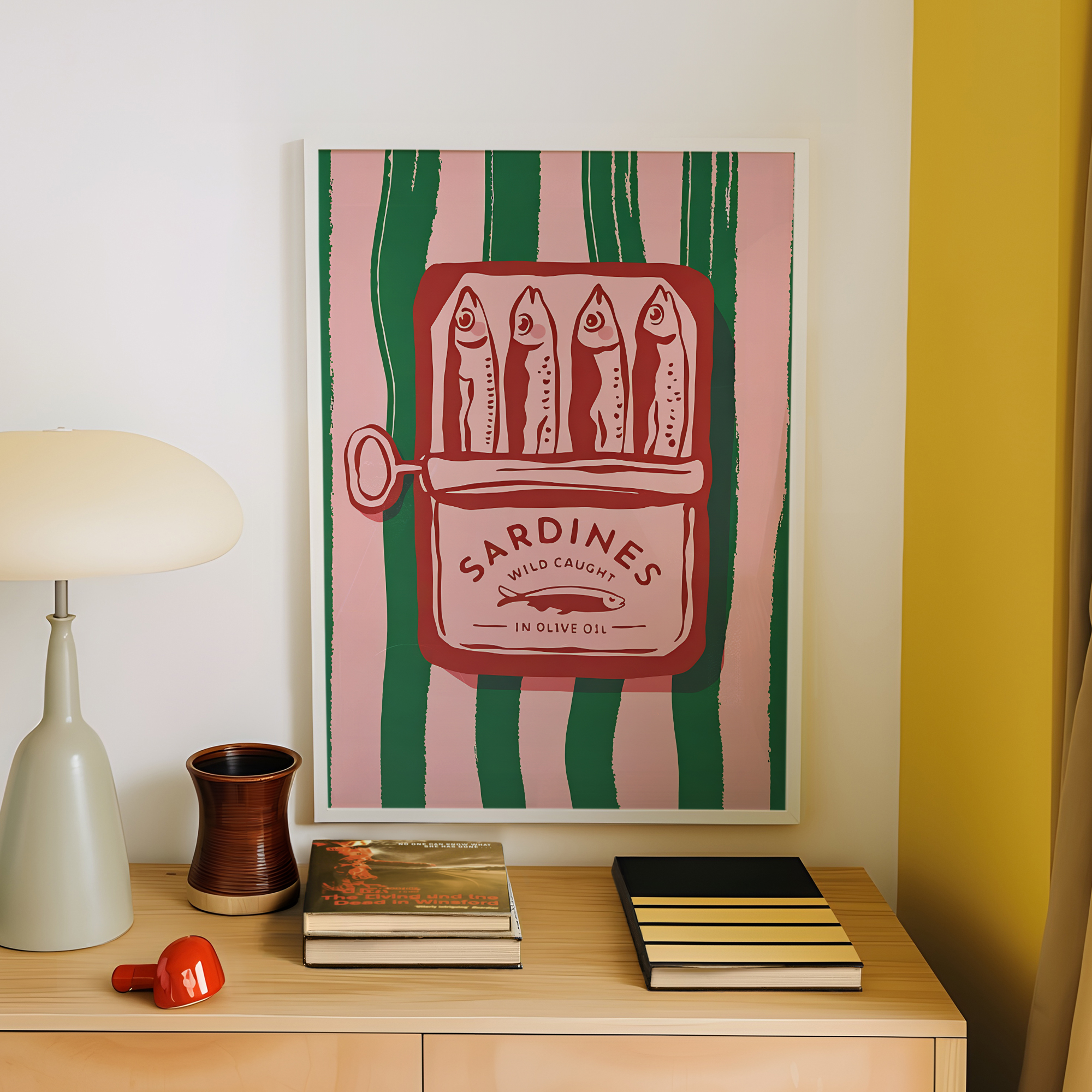 Vintage Cartoon Olive Oil Sard - đánh giá và giá Home Decor Essentials