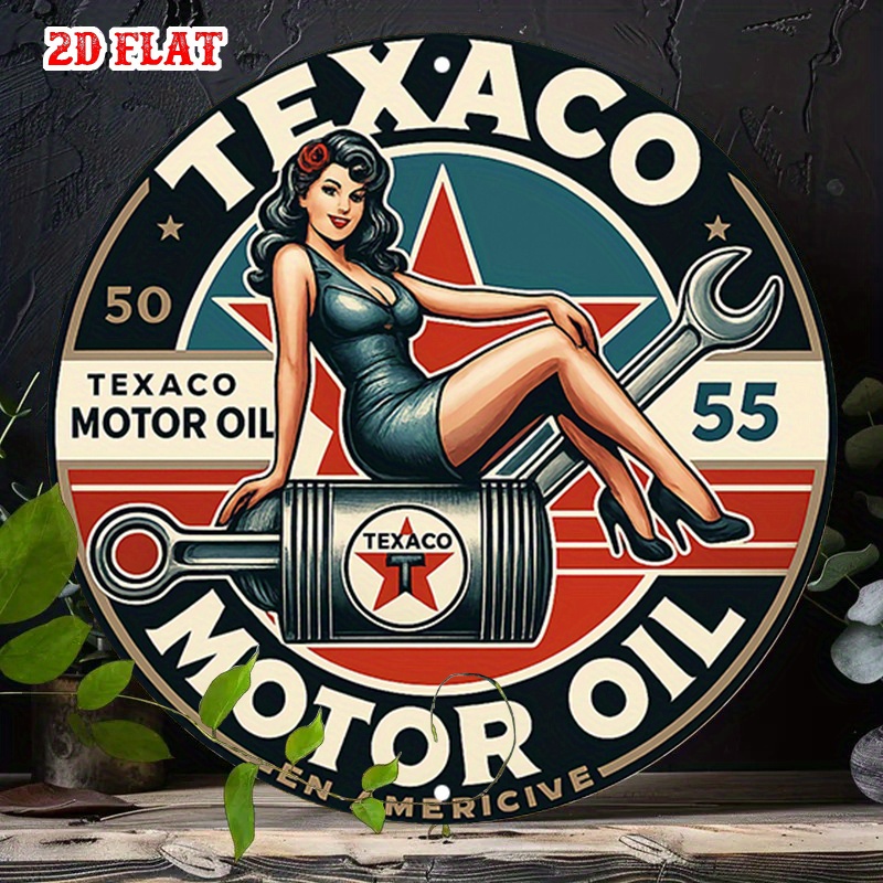 Round Metal Tin Sign Wall Deco - đánh giá và giá Home Decor Manufacturers