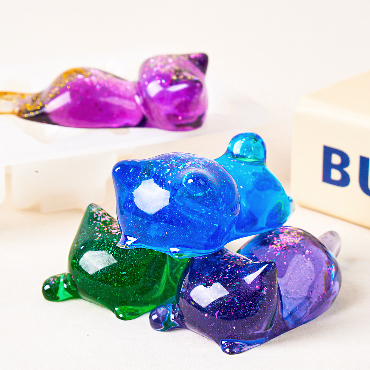 3D Cat Crystal Epoxy Resin Mol - đánh giá và giá Home Decor Manufacturers