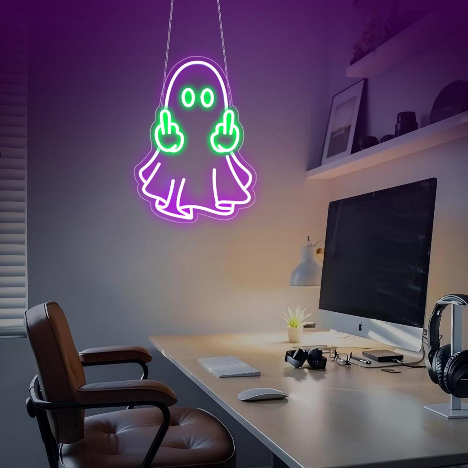 Ghost Neon Sign USB Powered LE - đánh giá và giá Home Decor Wall Art