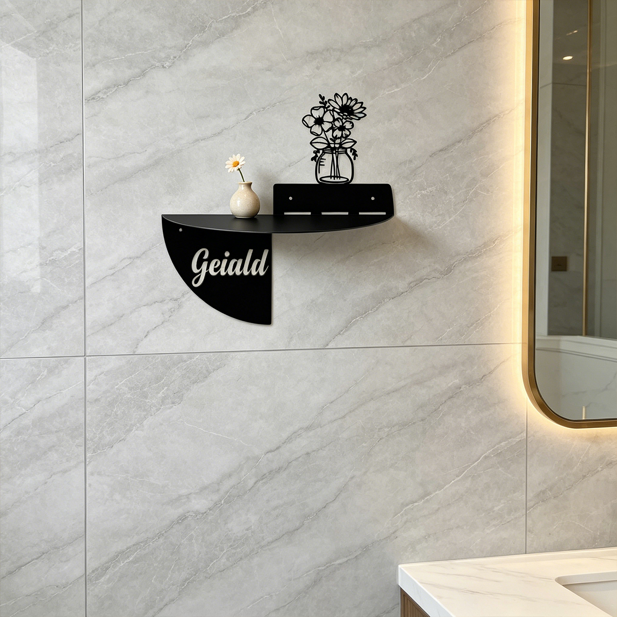 Custom Text flowers Metal Wall - đánh giá và giá Home Decor Wall Art