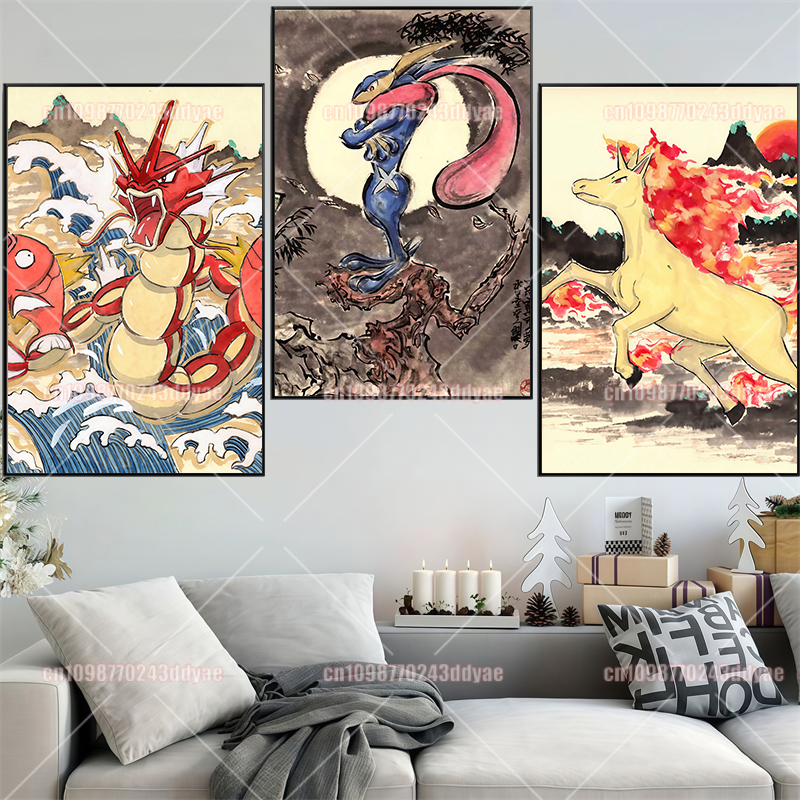 Pokémon Poster Canvas Print Tr - đánh giá và giá Home Decor Wall Art