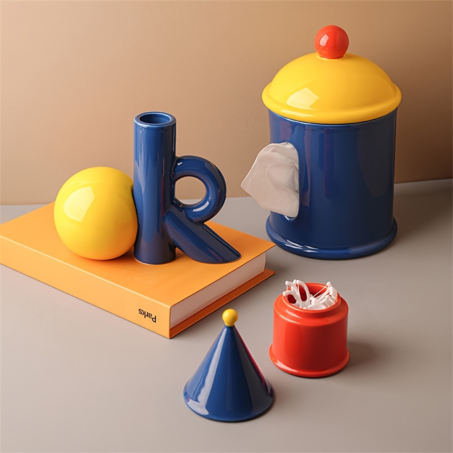 Creative Ceramic Tissue Box Ho - đánh giá và giá Home Decor Dopamine