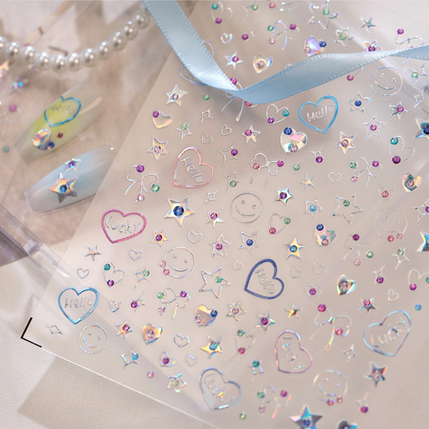 Holographic Dopamine Nail Deca - đánh giá và giá Home Decor Dopamine