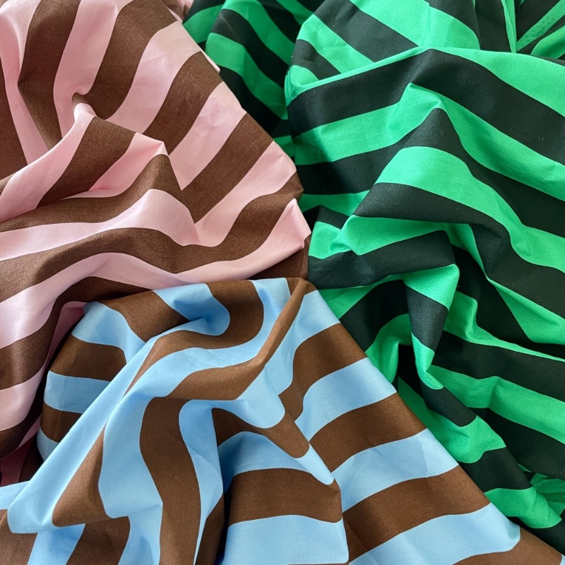 Color Block Stripes Fabric Dop - đánh giá và giá Home Decor Dopamine