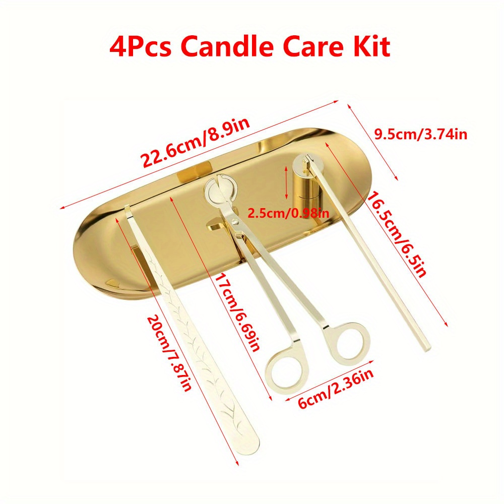 4pcs/set Luxury Candle Care Ki - đánh giá và giá Home Decor Manufacturers