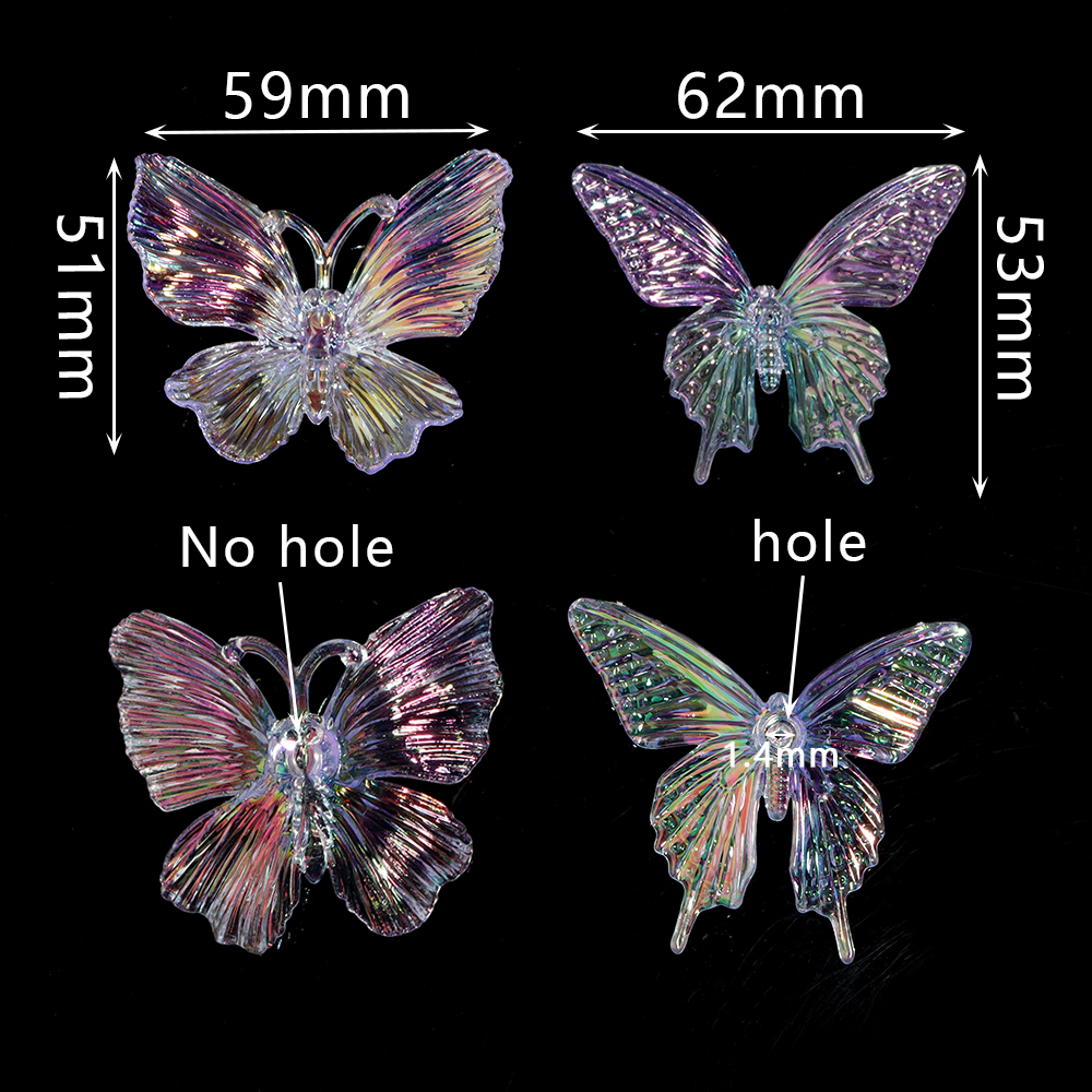 5pcs Acrylic Butterfly Gradien - đánh giá và giá Home Decor Manufacturers