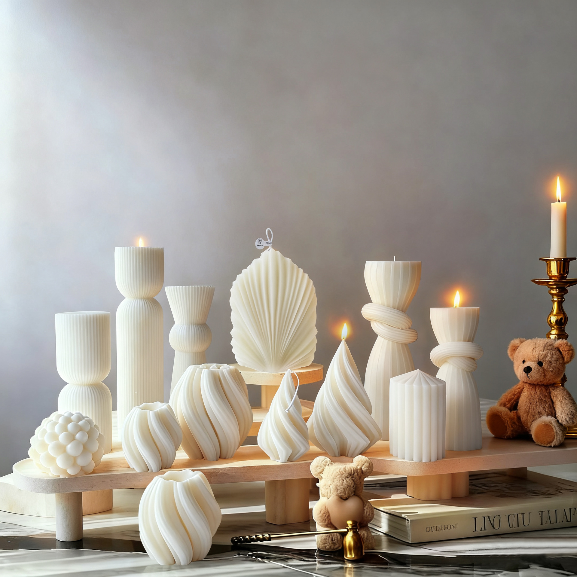 Nordic Minimalist White Scente - đánh giá và giá Home Decor Japandi