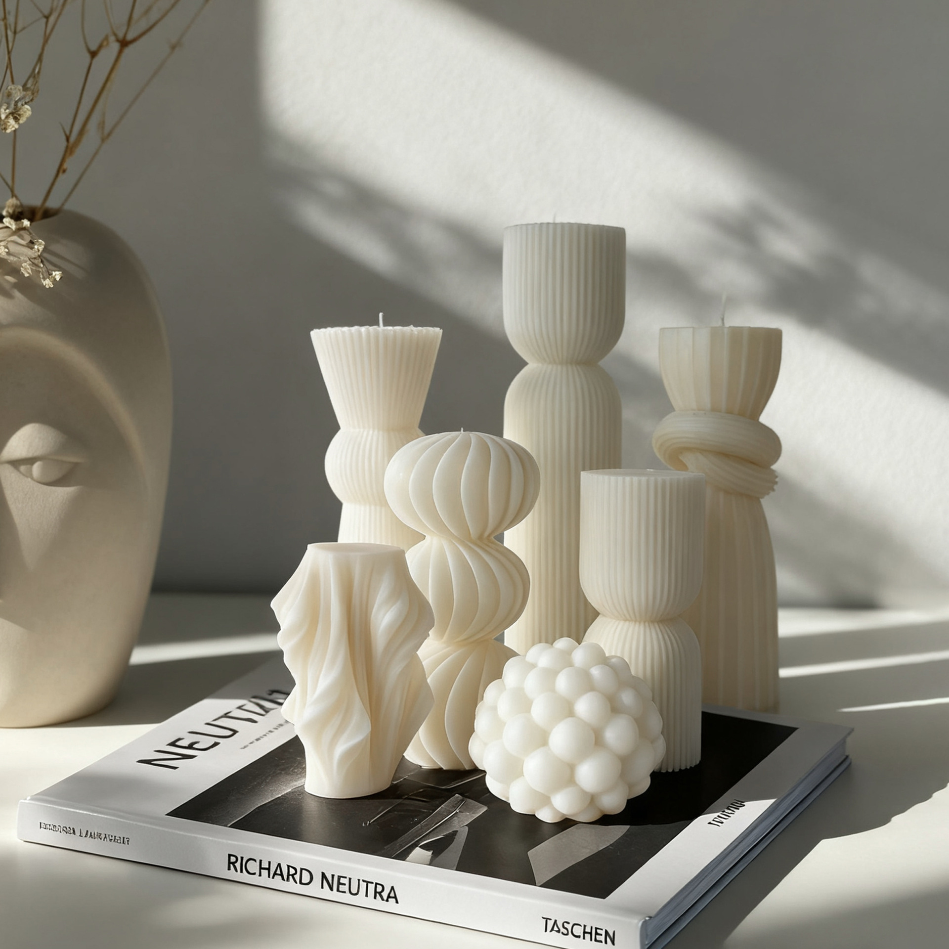 Nordic Minimalist White Scente - đánh giá và giá Home Decor Japandi
