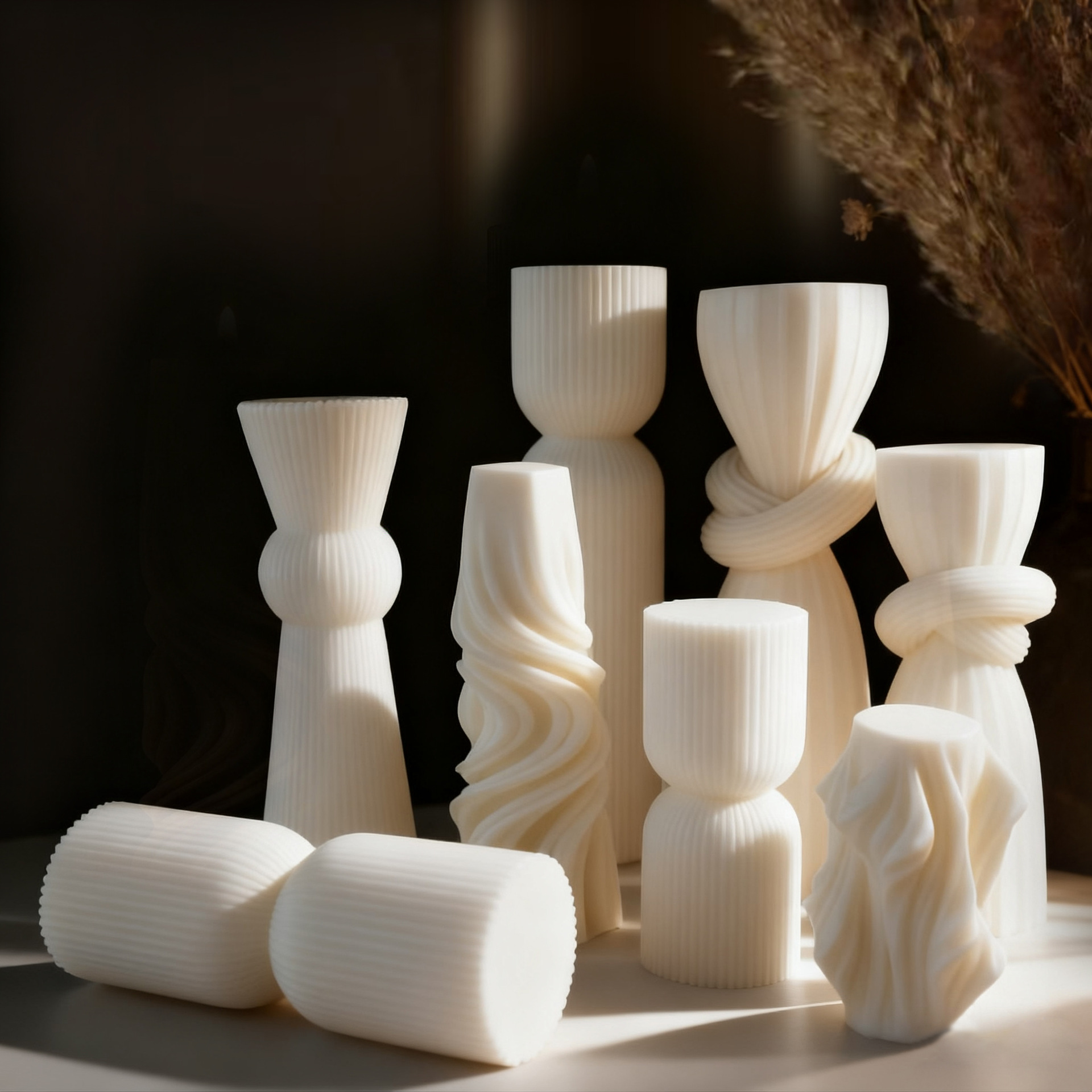 Nordic Minimalist White Scente - đánh giá và giá Home Decor Japandi