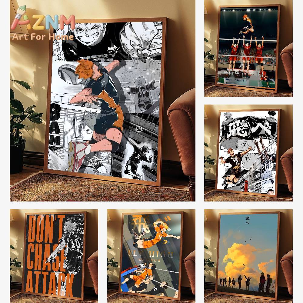 Japanese Anime Haikyuu Poster  - đánh giá và giá Home Decor Japandi