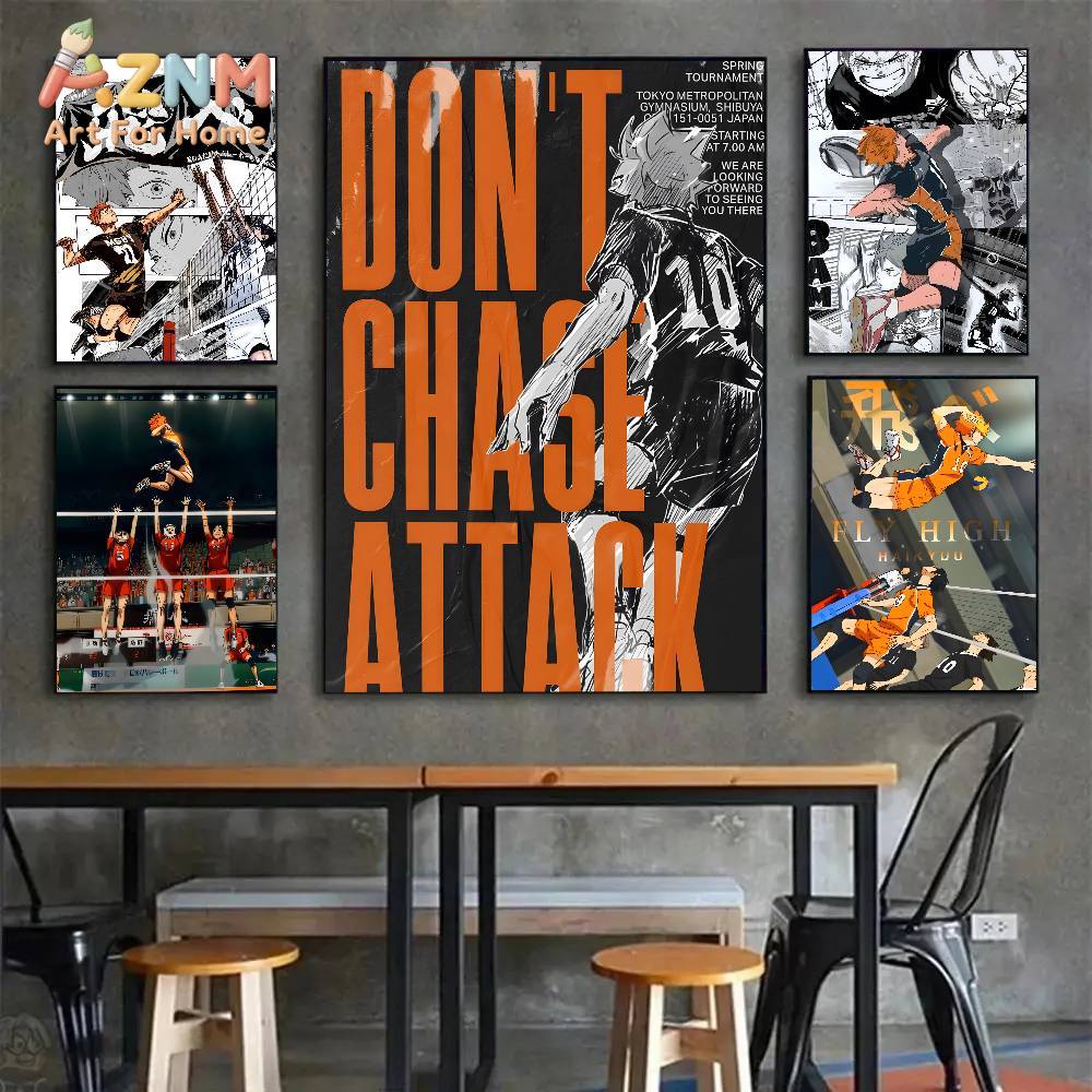 Japanese Anime Haikyuu Poster  - đánh giá và giá Home Decor Japandi