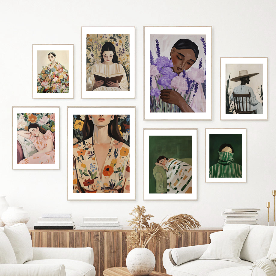 Woman Minimalist Woman Portrai - đánh giá và giá Home Decor Japandi
