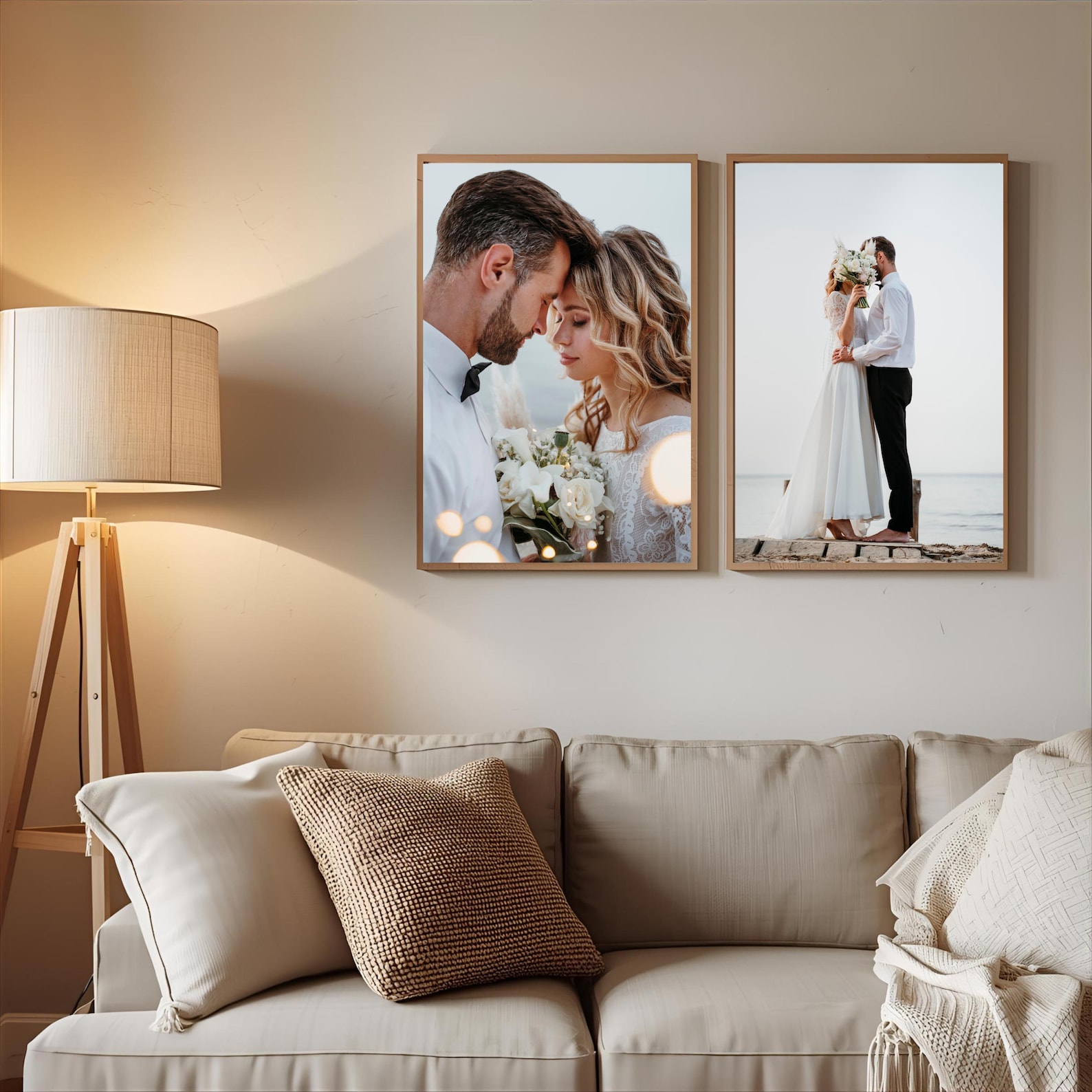 Personalized photo canvas, cus - đánh giá và giá Home Decor Wall Art