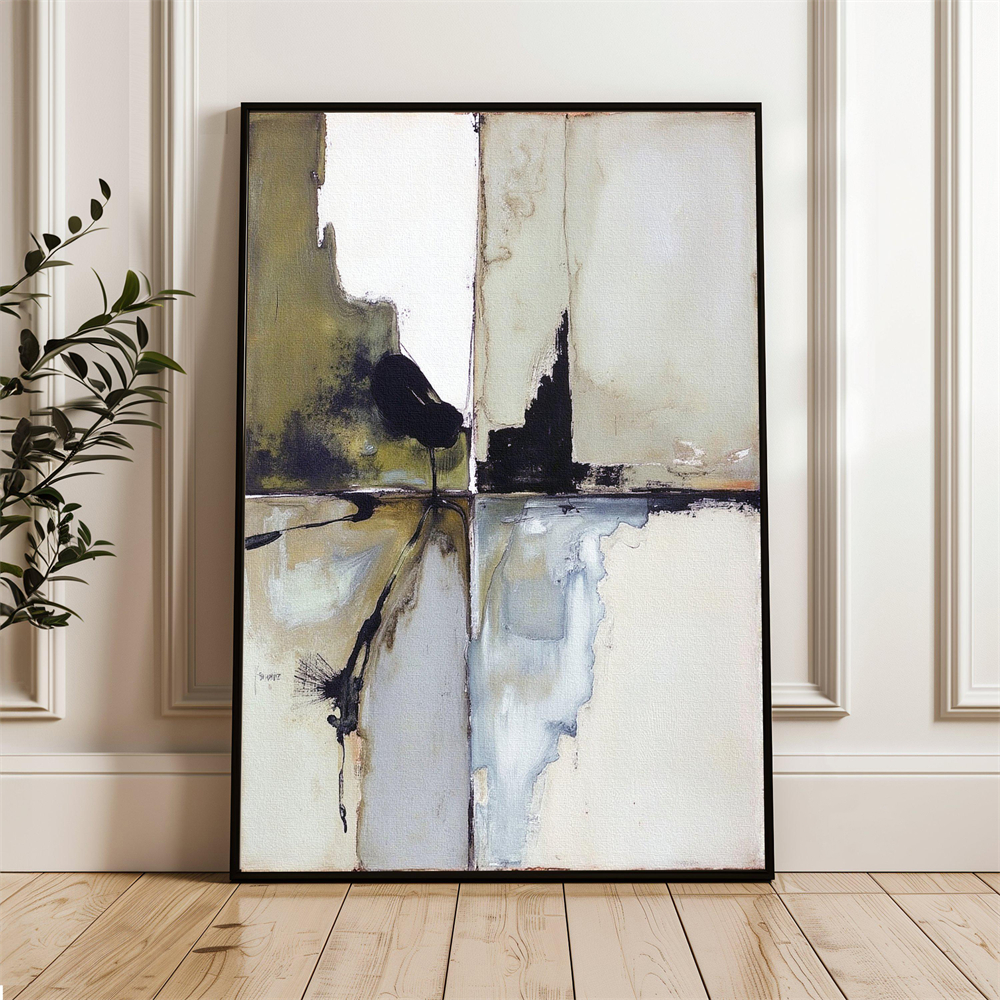 Modern Abstract Art Print Neut - đánh giá và giá Home Decor Color Palettes