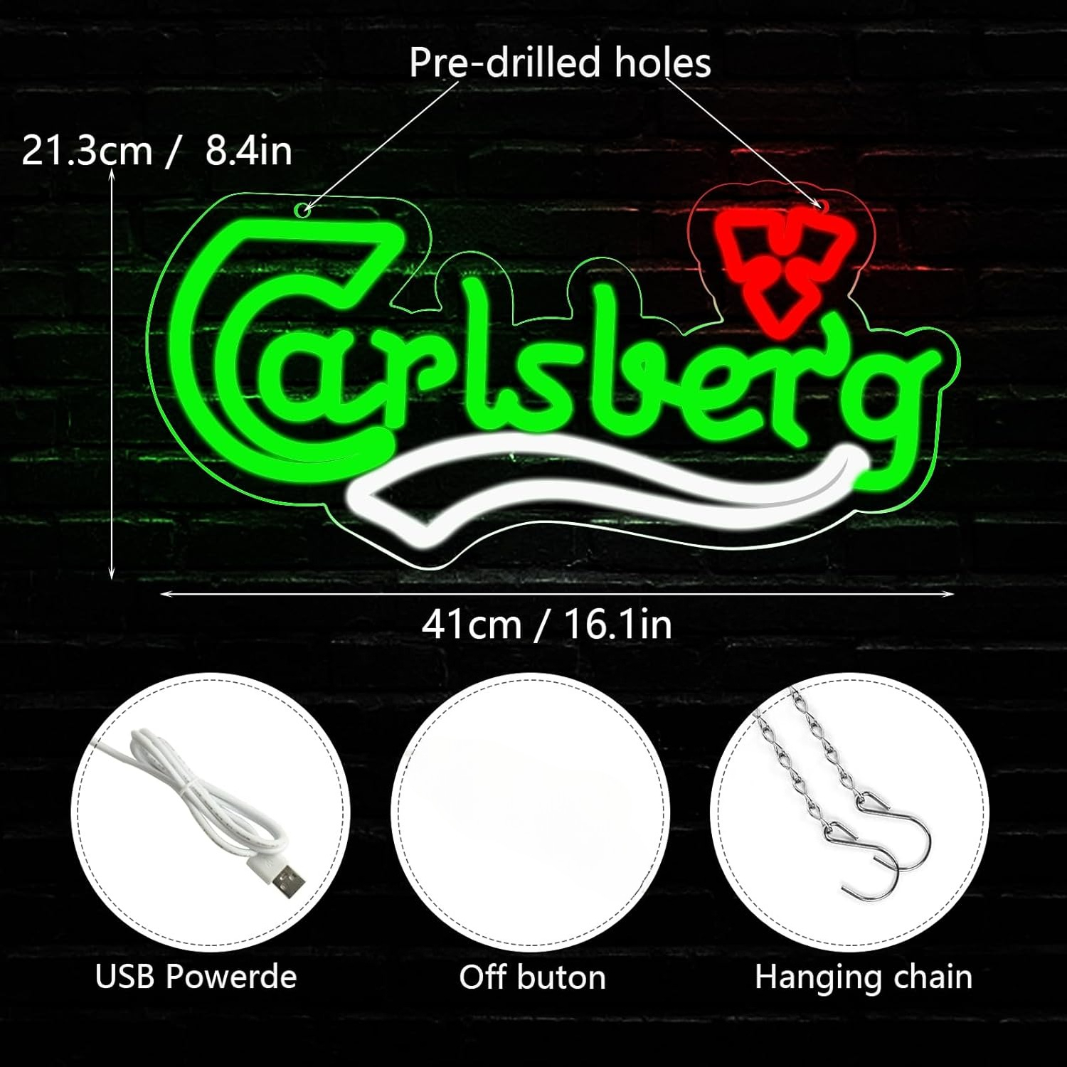 Beer Neon Sign Business USB Le - đánh giá và giá Home Decor Wall Art