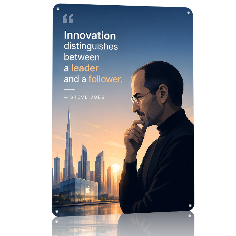 Steve Jobs Quote on Innovation - đánh giá và giá Home Decor Quotes On Wall