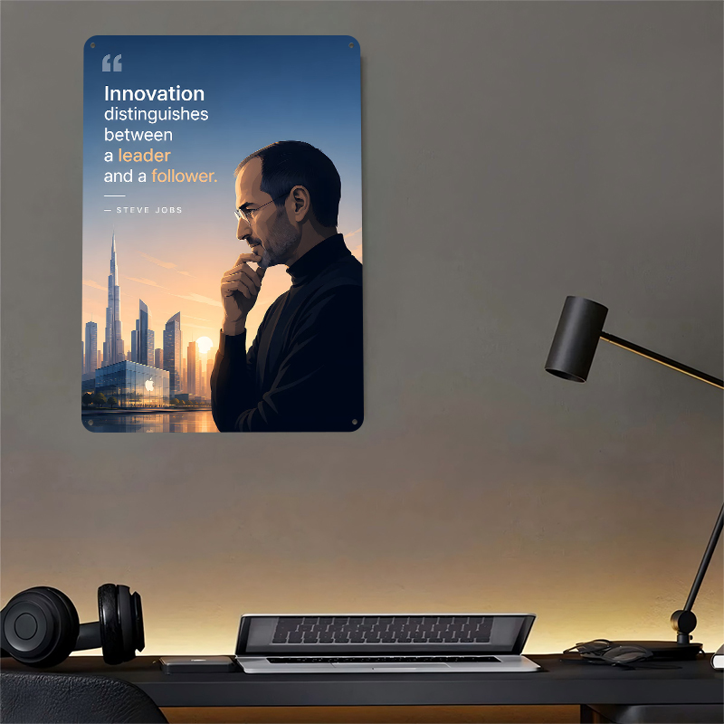 Steve Jobs Quote on Innovation - đánh giá và giá Home Decor Quotes On Wall