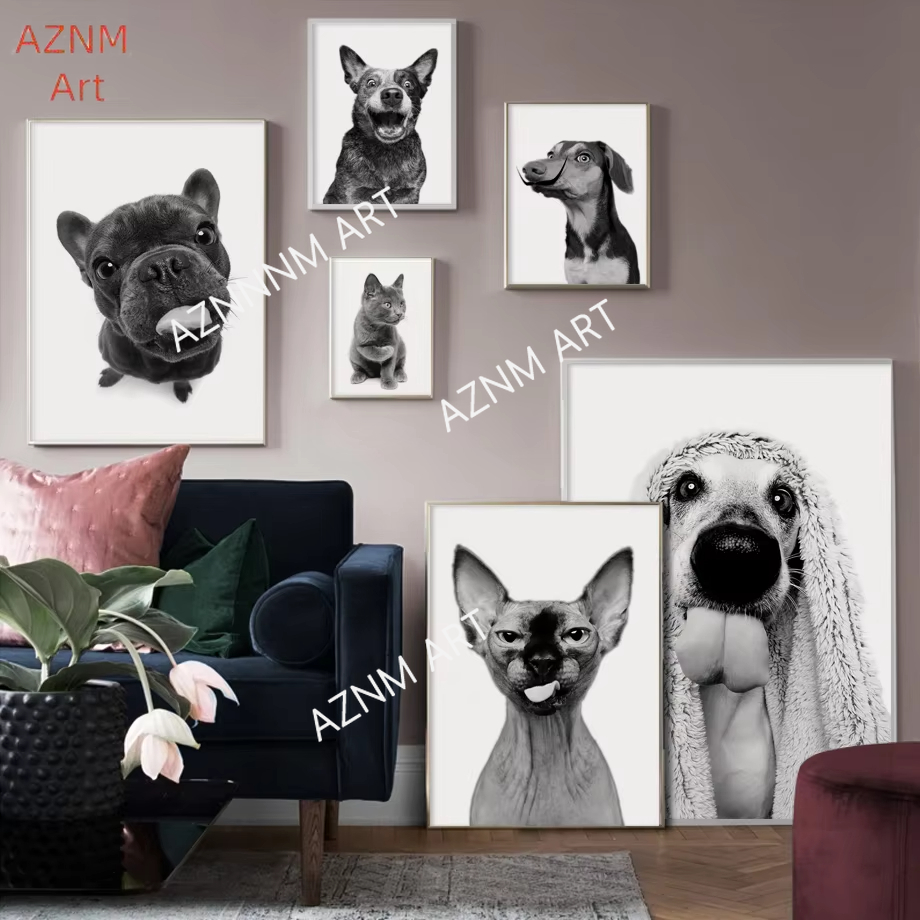 Sphinx Cat French Bulldog Anim - đánh giá và giá Home Decor Japandi