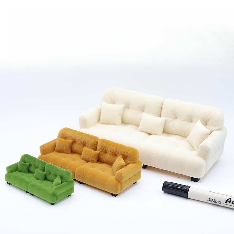1:25/30 Sofa PLA Mini Doll Cre - đánh giá và giá Home Decor Dopamine