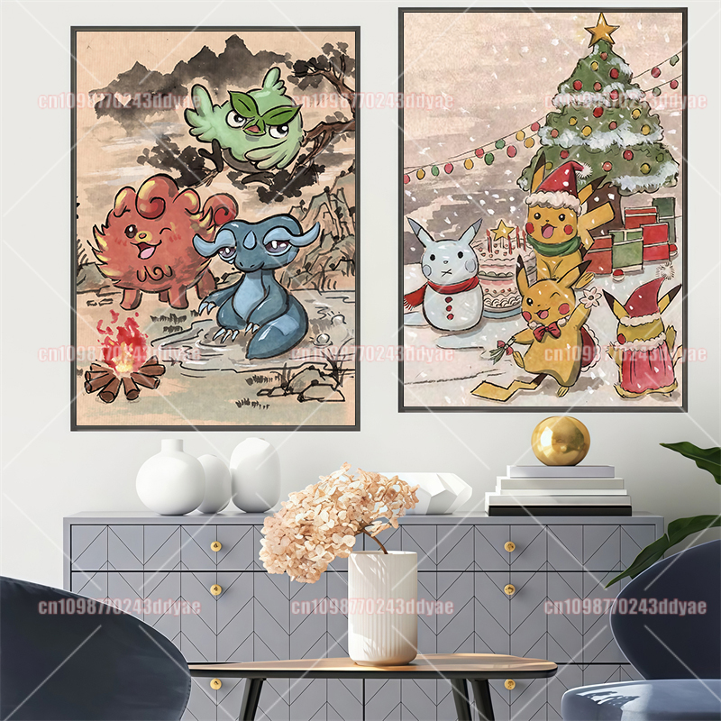 Classic Anime Pokemon Greninja - đánh giá và giá Home Decor Wall Art
