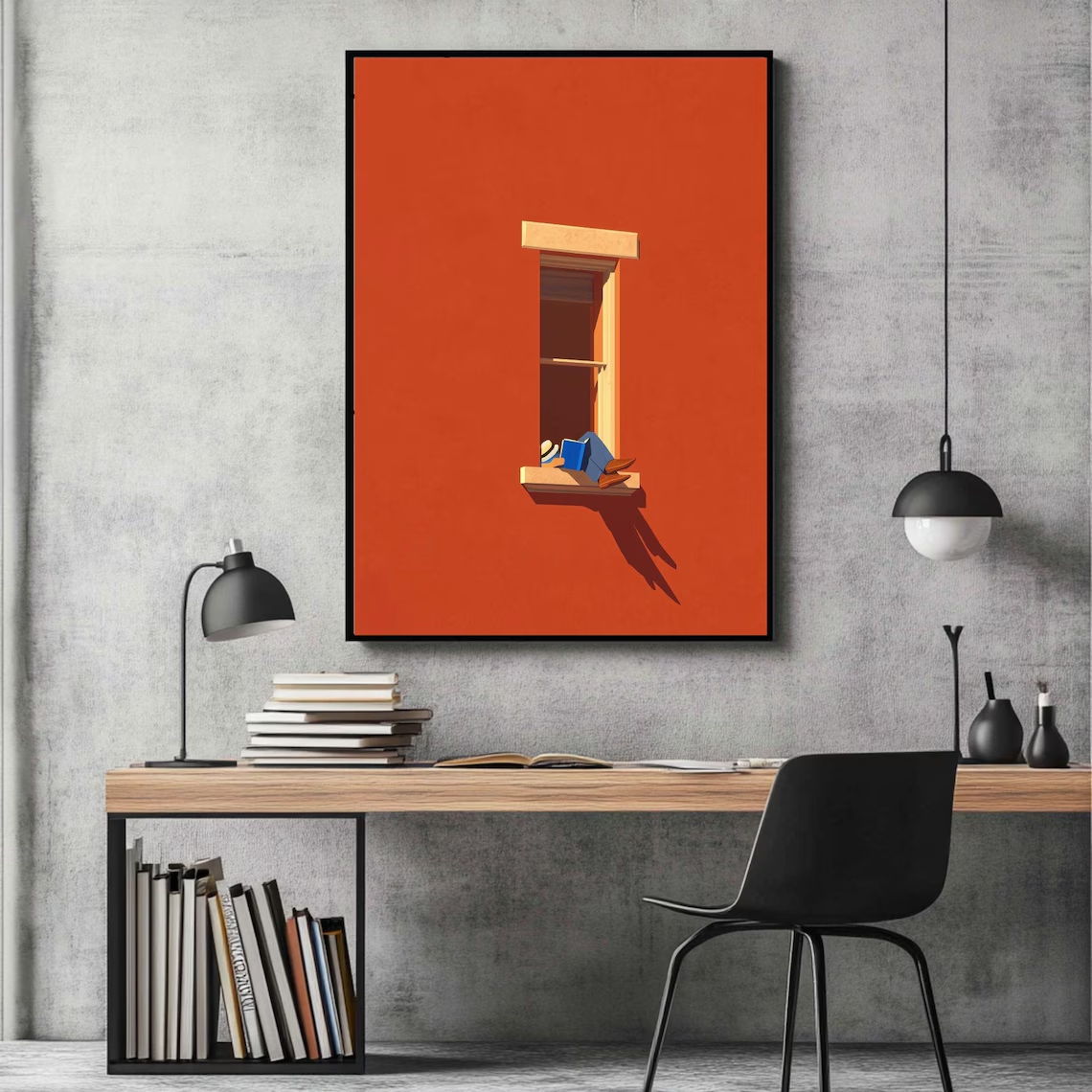 Bold Minimalist Digital Wall A - đánh giá và giá Home Decor Dopamine