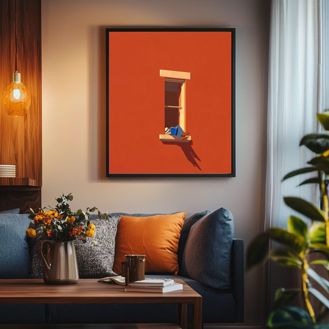 Bold Minimalist Digital Wall A - đánh giá và giá Home Decor Dopamine