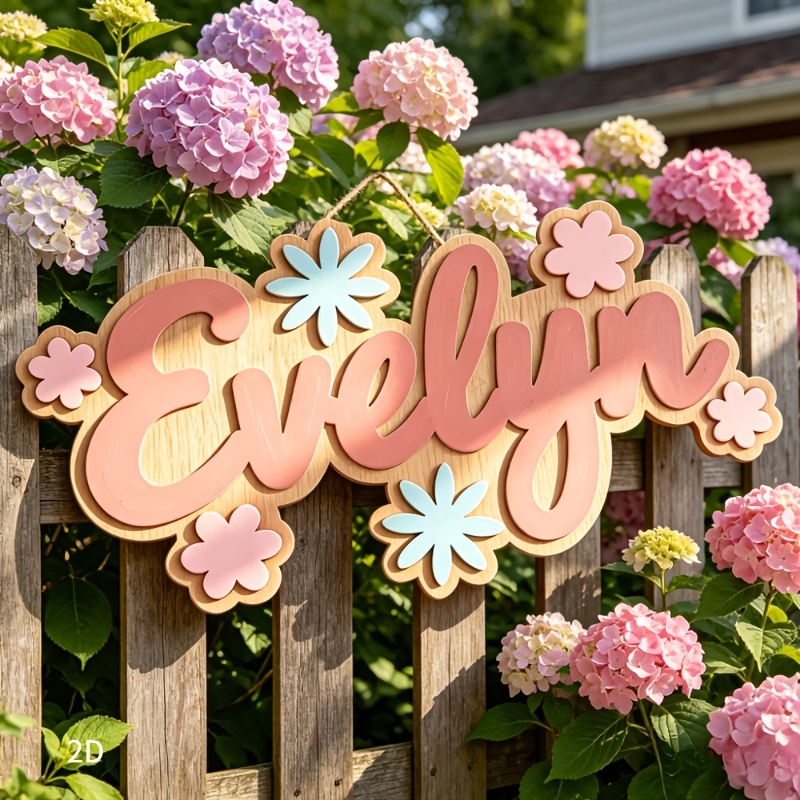 Personalized Floral Themed Nam - đánh giá và giá Home Decor Wall Art