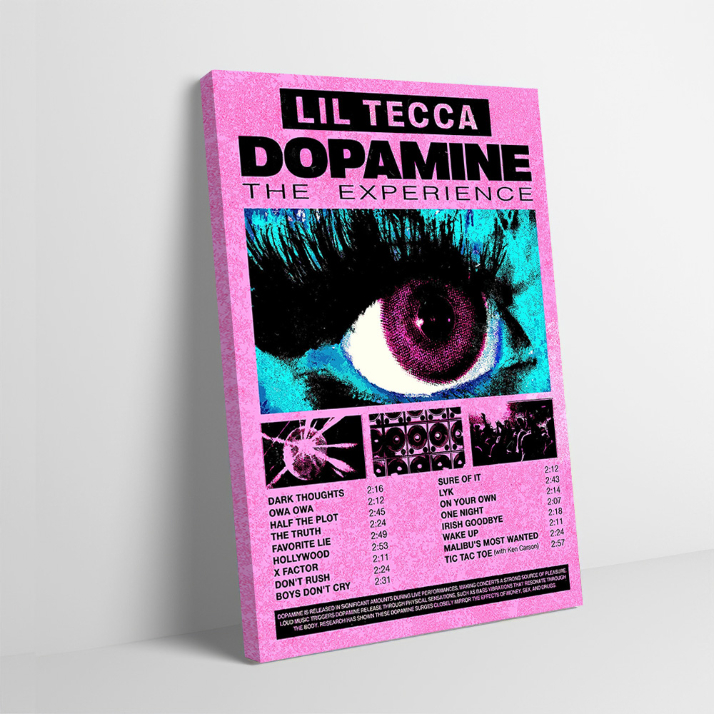 Lil Tecca Dopamine Album Cover - đánh giá và giá Home Decor Dopamine