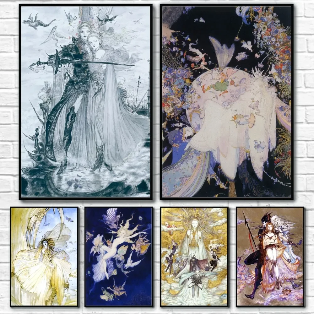 Yoshitaka Amano Final Fantasy  - đánh giá và giá Home Decor Essentials