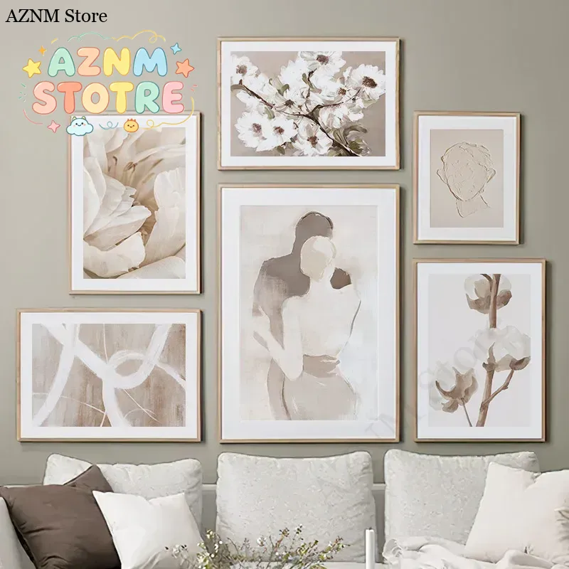 Beige Peach Blossom Swan Lover - đánh giá và giá Home Decor Japandi