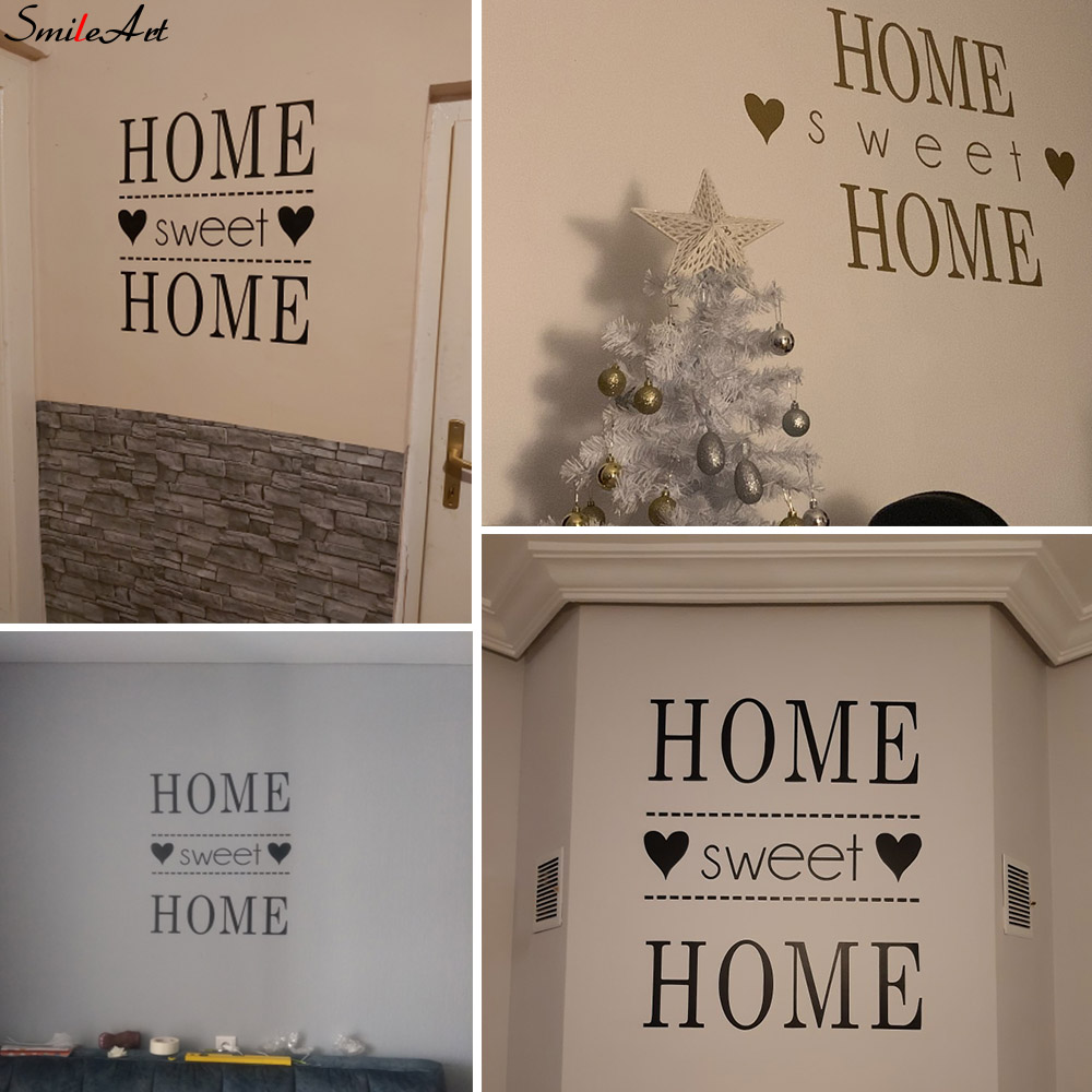 Home Sweet Home Phrase Wall St - đánh giá và giá Home Decor Quotes On Wall