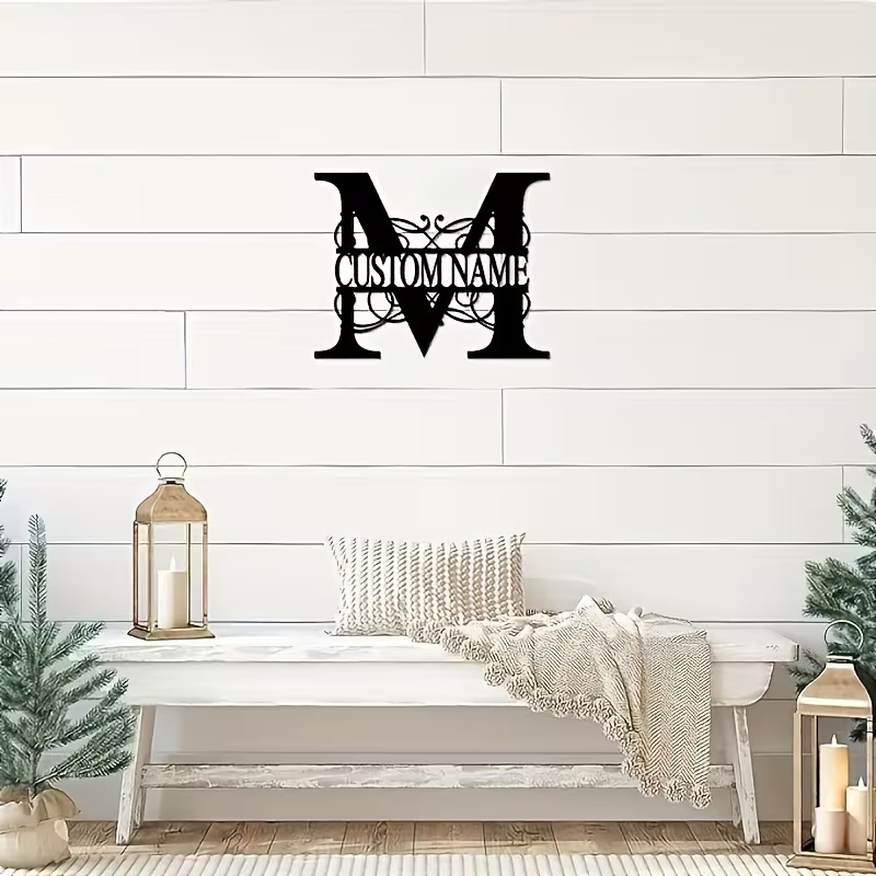 Classic Custom Monogram Metal  - đánh giá và giá Home Decor Wall Art