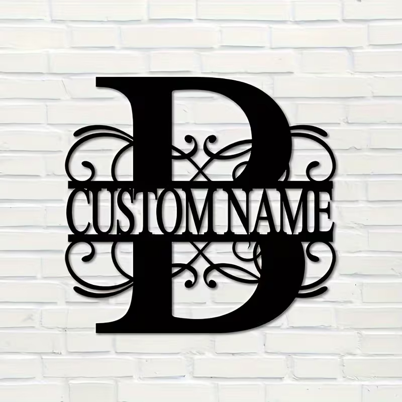 Classic Custom Monogram Metal  - đánh giá và giá Home Decor Wall Art
