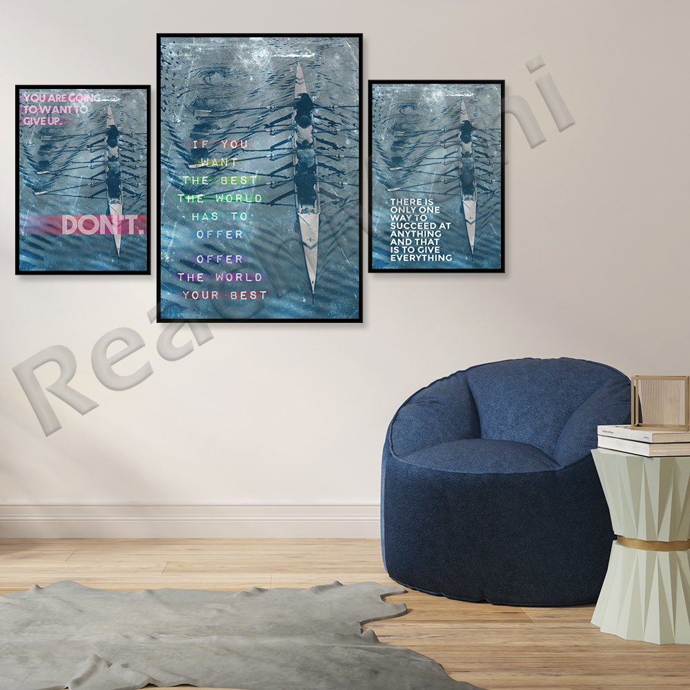 Rowing Motivational Print 