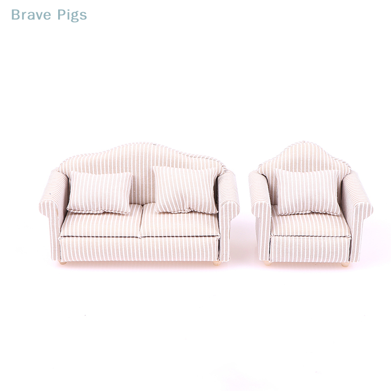 1:12 Mini Furniture Sofa With  - đánh giá và giá Home Decor Dopamine