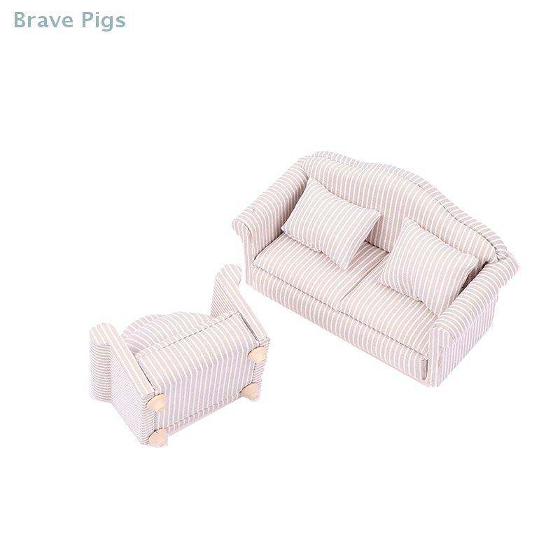 1:12 Mini Furniture Sofa With  - đánh giá và giá Home Decor Dopamine