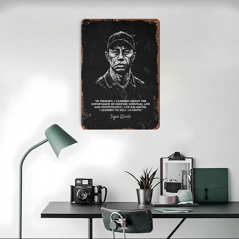 Tiger Woods Rely On Faith Quot - đánh giá và giá Home Decor Quotes On Wall