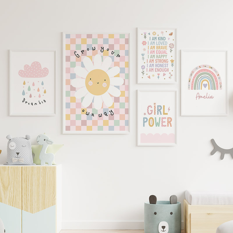 Sun Flower Rainbow Cloud Heart - đánh giá và giá Home Decor Japandi