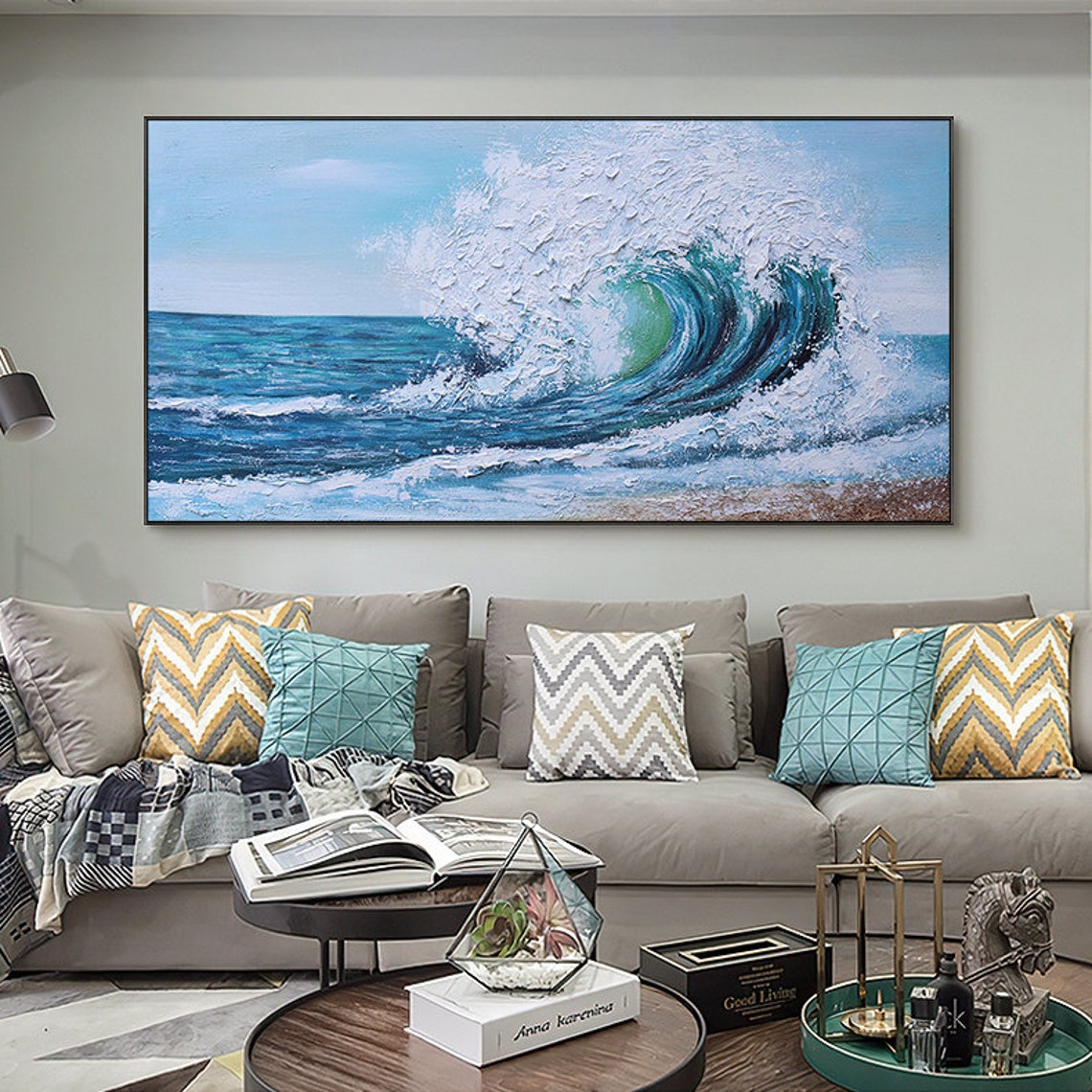 Waves Modern  Large Palette Kn - đánh giá và giá Home Decor Color Palettes