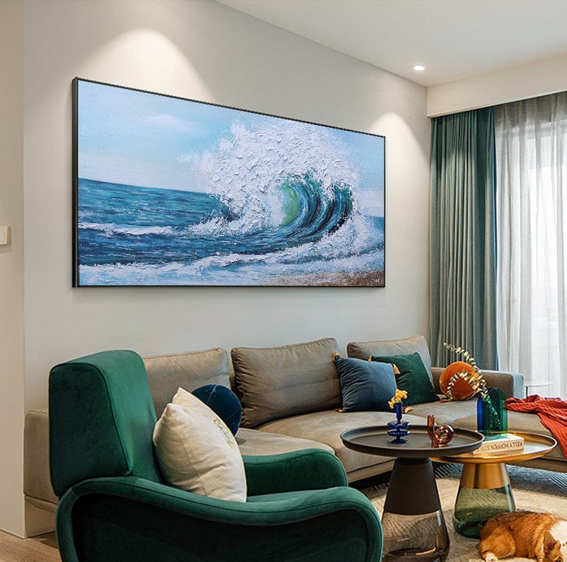Waves Modern  Large Palette Kn - đánh giá và giá Home Decor Color Palettes